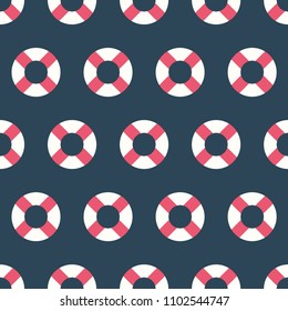 Seamless pattern with rescue balls