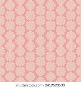 Seamless pattern, retro abstract style background with different creative shapes. Vector template for design