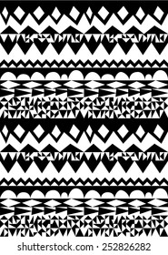 Seamless pattern in retro ethnic style 3