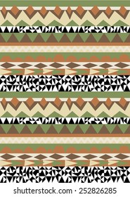 Seamless pattern in retro ethnic style 2