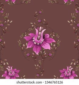 Seamless pattern in retro style.