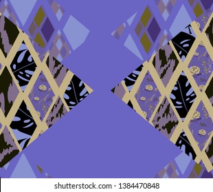 Seamless pattern in retro style. 
