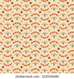 seamless pattern in retro style	
