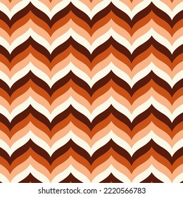 Seamless pattern in retro style. Abstract texture decorative 50`s, 60's, 70's style. Can be used for fabric, wallpaper, textile, wall decoration. Vector illustration