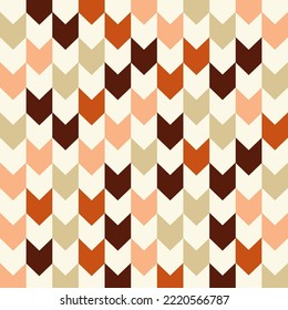 Seamless pattern in retro style. Abstract texture decorative 50`s, 60's, 70's style. Can be used for fabric, wallpaper, textile, wall decoration. Vector illustration