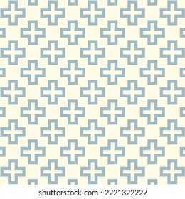 Seamless pattern in retro style. Abstract texture decorative 50`s, 60's, 70's style. Can be used for fabric, wallpaper, textile, wall decoration. Vector illustration