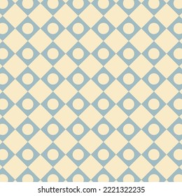 Seamless pattern in retro style. Abstract texture decorative 50`s, 60's, 70's style. Can be used for fabric, wallpaper, textile, wall decoration. Vector illustration