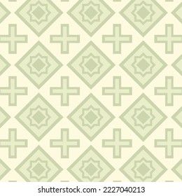 Seamless pattern in retro style. Abstract texture decorative 50`s, 60's, 70's style. Can be used for fabric, wallpaper, textile, wall decoration. Vector illustration