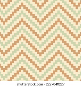 Seamless pattern in retro style. Abstract texture decorative 50`s, 60's, 70's style. Can be used for fabric, wallpaper, textile, wall decoration. Vector illustration