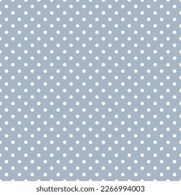 Seamless pattern in retro style. Abstract vintage pattern with white small polka dots on pastel background for textile, wrapping paper, banners, print, packaging and other design. Vector illustration