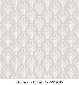 Seamless pattern in retro style. Hand drawn abstract pattern. Gray repeating texture. Vector image.
