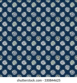 Seamless pattern in the retro style of steampunk, wheels, gears, unusual shapes. The pattern can use in design background, wallpaper, fabrics, packaging, textiles