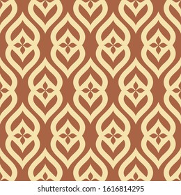 Seamless pattern in retro style. Vector illustration