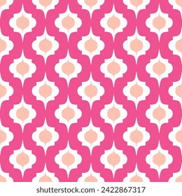 Seamless pattern in retro style. Vector illustration background