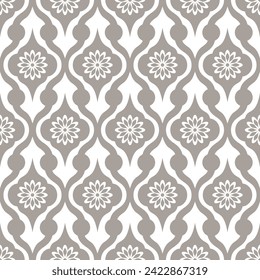 Seamless pattern in retro style. Vector illustration background