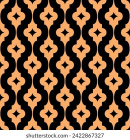 Seamless pattern in retro style. Vector illustration background