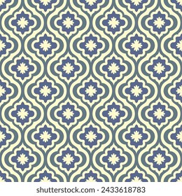 Seamless pattern in retro style. Vector illustration background