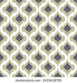 Seamless pattern in retro style. Vector illustration background