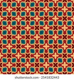 Seamless pattern in retro style. Vector illustration background