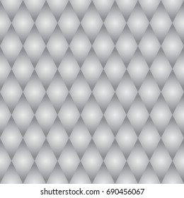 Seamless pattern. Rhomboid shape with a different shade of gray and white. Use for backgrounds, web site, floor tiles, mirror, or a document, printing, brochure.