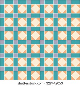 Seamless pattern with rhombs