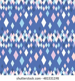 Seamless pattern with rhombus mosaic