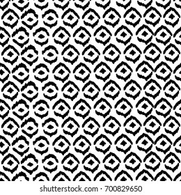 Seamless pattern of rhombuses. Abstract stylish background with hand drawn rhombuses 