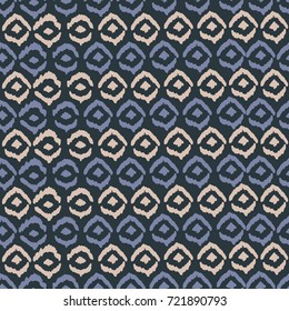 Seamless pattern of rhombuses. Abstract stylish background with hand drawn rhombuses