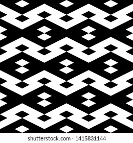 Seamless pattern. Rhombuses, chevrons, figures ornament. Polygons background. Simple shapes wallpaper. Geometrical backdrop. Digital paper, web designing, textile print