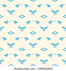 Seamless pattern. Rhombuses, chevrons, figures ornament. Geometrical backdrop. Shapes background. Geometric wallpaper. Polygons motif. Digital paper, textile print, web design, abstract. Vector.