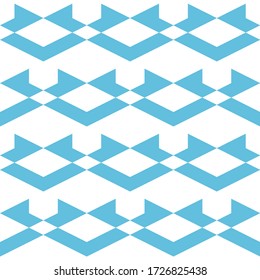 Seamless pattern. Rhombuses, chevrons, figures ornament. Geometrical backdrop. Shapes background. Geometric wallpaper. Polygons motif. Digital paper, textile print, web design, abstract. Vector.
