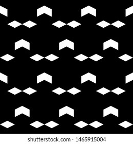 Seamless pattern. Rhombuses, chevrons ornament. Geometrical backdrop. Figures background. Simple shapes wallpaper. Digital paper, web designing, textile print. Vector.
