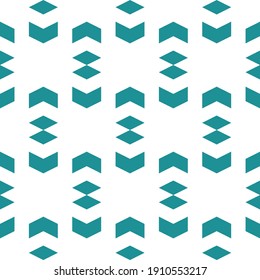 Seamless pattern. Rhombuses, chevrons ornament. Geometrical figures backdrop. Simple shapes background. Geometric wallpaper. Polygons motif. Digital paper, textile print, web design, abstract.