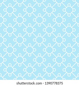 Seamless pattern of rhombuses and circles. Geometric background. Vector illustration. Good quality. Good design.