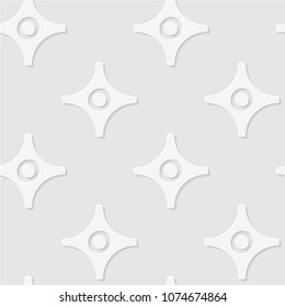 Seamless pattern of rhombuses and dots. Geometric background. Vector illustration. Good quality. Good design.