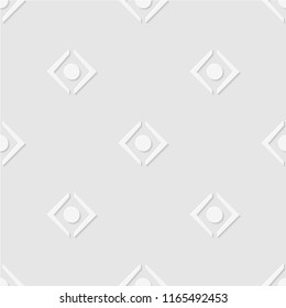 Seamless pattern of rhombuses and dots. Geometric background. Vector illustration. Good quality. Good design.