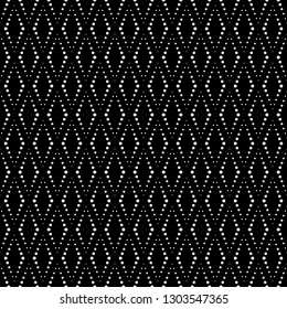 Seamless pattern of rhombuses and dots. Geometric background. Vector illustration. Good quality. Good design.