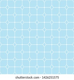 Seamless pattern of rhombuses and dots. Geometric background. Vector illustration. Good quality. Good design.