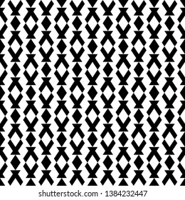 Seamless pattern. Rhombuses, figures ornament. Polygons wallpaper. Diamonds, shapes backdrop. Ethnic motif. Geometric background. Digital paper, textile print, abstract. Vector