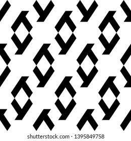 Seamless pattern. Rhombuses, figures ornament. Polygons wallpaper. Diamonds, shapes backdrop. Ethnic motif. Geometric background. Digital paper, textile print, abstract. Vector.