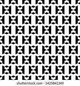 Seamless pattern. Rhombuses, figures ornament. Folk wallpaper. Ethnic motif. Simple shapes background. Geometric backdrop. Digital paper, textile print, web design, abstract