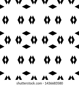Seamless pattern. Rhombuses, figures ornament. Polygons background. Simple shapes wallpaper. Geometrical backdrop. Digital paper, web designing, textile print. Vector.