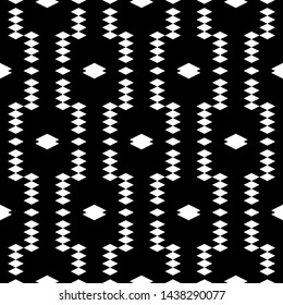 Seamless pattern. Rhombuses, figures ornament. Digital paper, web designing, textile print. Simple shapes wallpaper. Geometrical backdrop. Polygons background. Vector.