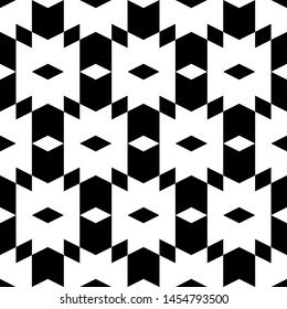 Seamless pattern. Rhombuses, figures ornament. Geometrical backdrop. Abstract background. Polygons wallpaper. Ethnic motif. Digital paper, textile print, web design. Vector.