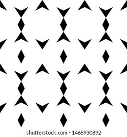 Seamless pattern. Rhombuses, figures ornament. Geometrical backdrop. Simple shapes background. Geometric wallpaper. Polygons motif. Digital paper, textile print, web design, abstract. Vector artwork.