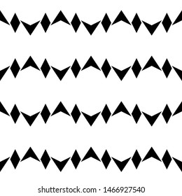 Seamless pattern. Rhombuses, figures ornament. Geometrical backdrop. Simple shapes background. Geometric wallpaper. Polygons motif. Digital paper, textile print, web design, abstract. Vector artwork.