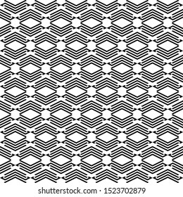 Seamless pattern. Rhombuses, figures ornament. Shapes background. Diamonds, shapes wallpaper. Digital paper, textile print, web design, abstract. Ethnic motif. Geometric backdrop. Vector artwork
