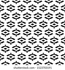 Seamless pattern. Rhombuses, figures ornament. Diamonds, shapes wallpaper. Ethnic motif. Shapes background. Geometric backdrop. Digital paper, textile print, web design, abstract. Vector artwork