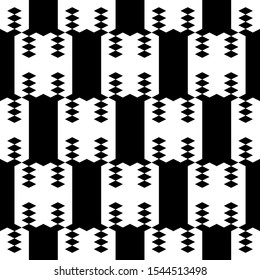 Seamless pattern. Rhombuses, figures ornament. Polygons background. Simple shapes wallpaper. Geometrical backdrop. Digital paper, web designing, textile print. Vector.