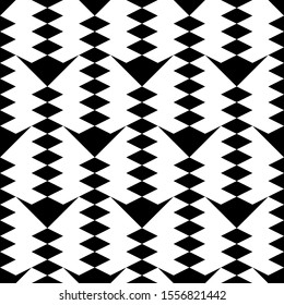 Seamless pattern. Rhombuses, figures ornament. Diamonds, shapes wallpaper. Ethnic motif. Shapes background. Geometric backdrop. Digital paper, textile print, web design, abstract. Vector artwork.